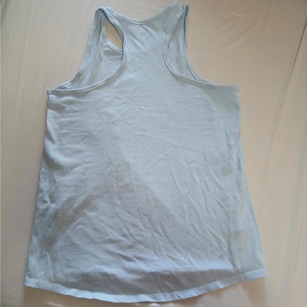 Adidas women's‎ blue and pink workout tank top - Picture 2 of 2
